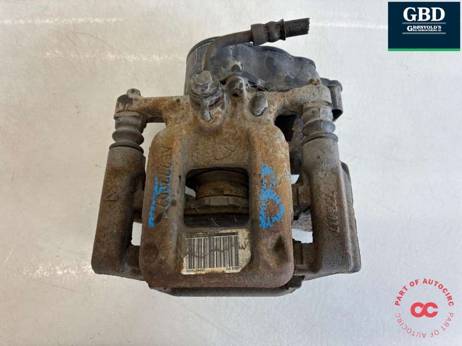 Bremsecaliper høyre bak, elektrisk til Opel Combo E 2019-->> (16 089 989 80|16 517 582 80|)
