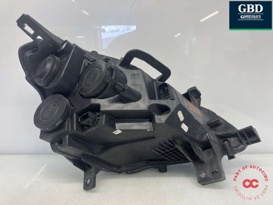 Frontlykt venstre halogen til Peugeot Partner 2015-2019 (Type II, Fase 2)  (VALEO|6208 K6|89318031|)