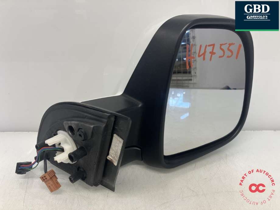 Speil høyre til Peugeot Partner 2015-2019 (Type II, Fase 2) (16 799 968 80|96 777 550 XT|)