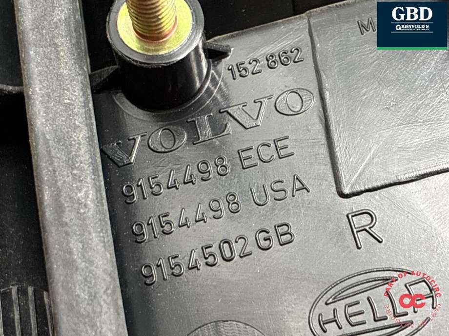 Baklykt høyre nedre til Volvo V70 2000-2004 (Type II, Fase 1) (30655377|9154498| 9154502|)