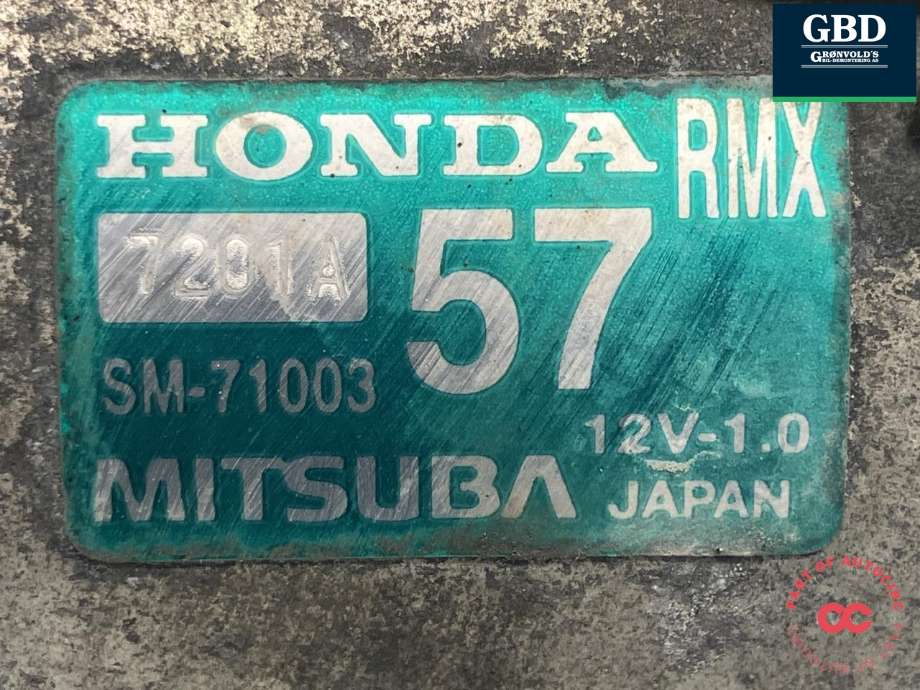Starter til Honda Civic 2006-2010 Hybrid (sedan) Hybrid (sedan) (MITSUBA|SM-71003|)