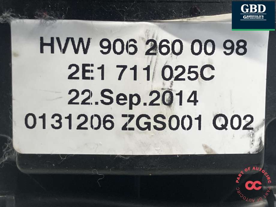 Girstang manuell til VW Crafter 2011-2016 (Type I, Fase 2)  (2E1 711 025 C|A 906 260 00 98|)