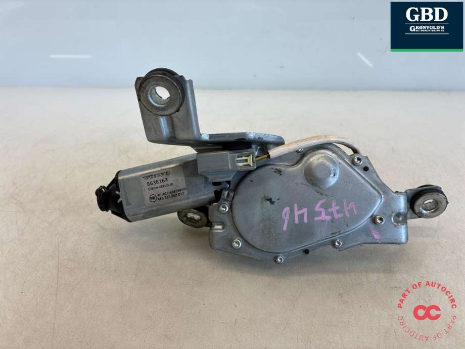 Viskermotor bakrute til Volvo XC90 2002-2006 (Type I, Fase 1) (8638163|)