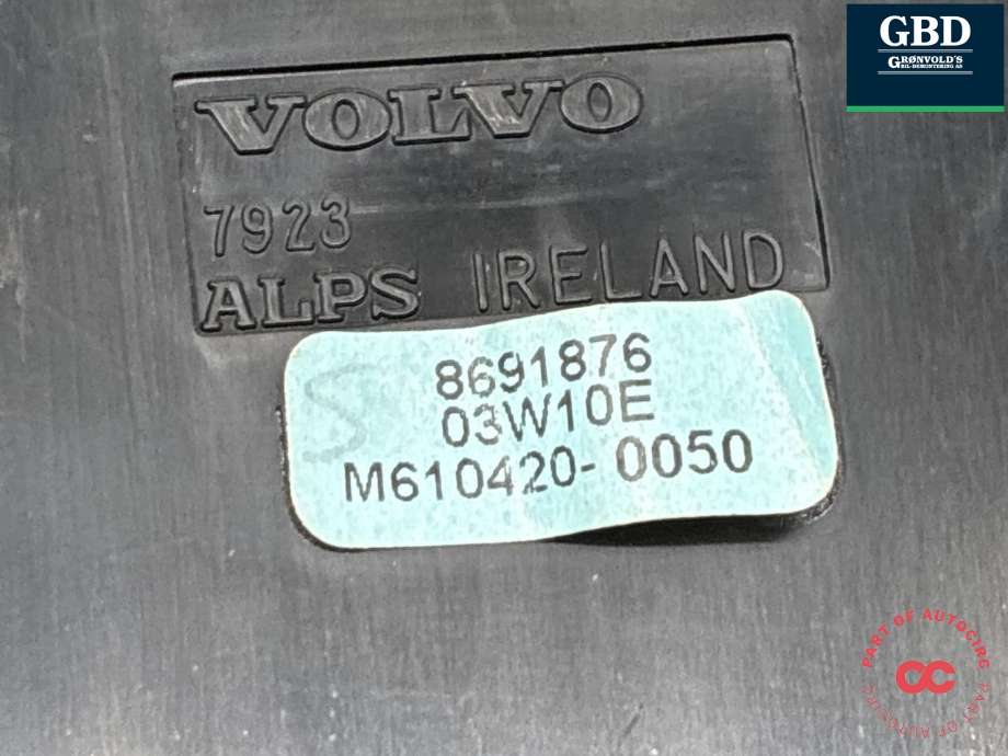 Varmeapparat betjening til Volvo V70 2000-2004 (Type II, Fase 1) (8691876|)