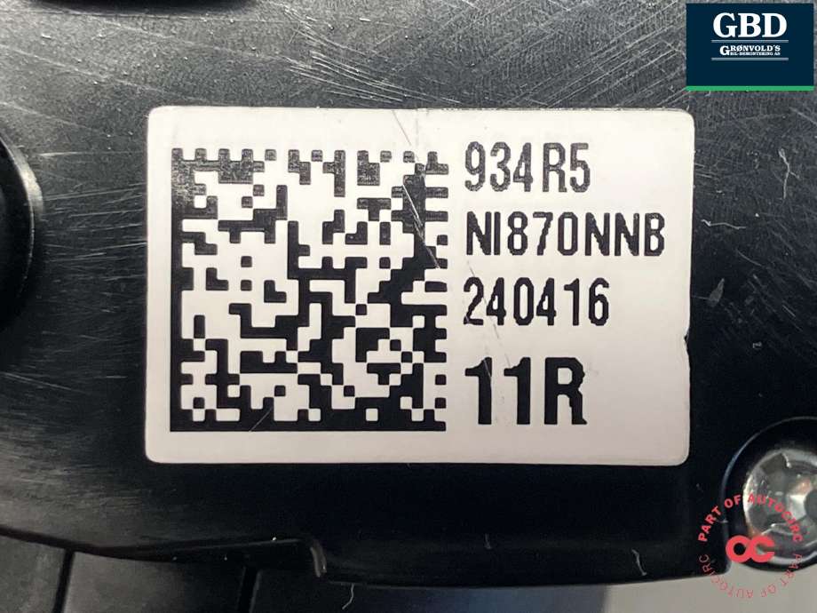 Airbag slepering til Hyundai Ioniq 5 2021-->>  (934R5 NI870NNB|299223536|)
