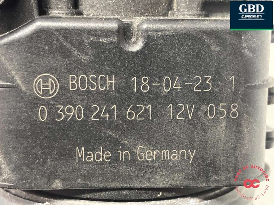 Viskermotor frontrute komplett m/overføring til Peugeot Partner 2015-2019 (Type II, Fase 2)  (BOSCH|6405 LK|96 828 614 80|0 390 241 621)