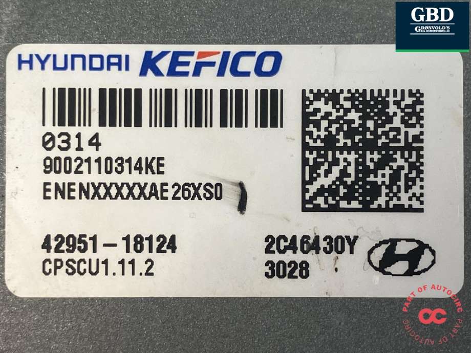Styreenhet girkasse til Hyundai Ioniq 5 2021-->>  (KEFICO|42951-18124|)