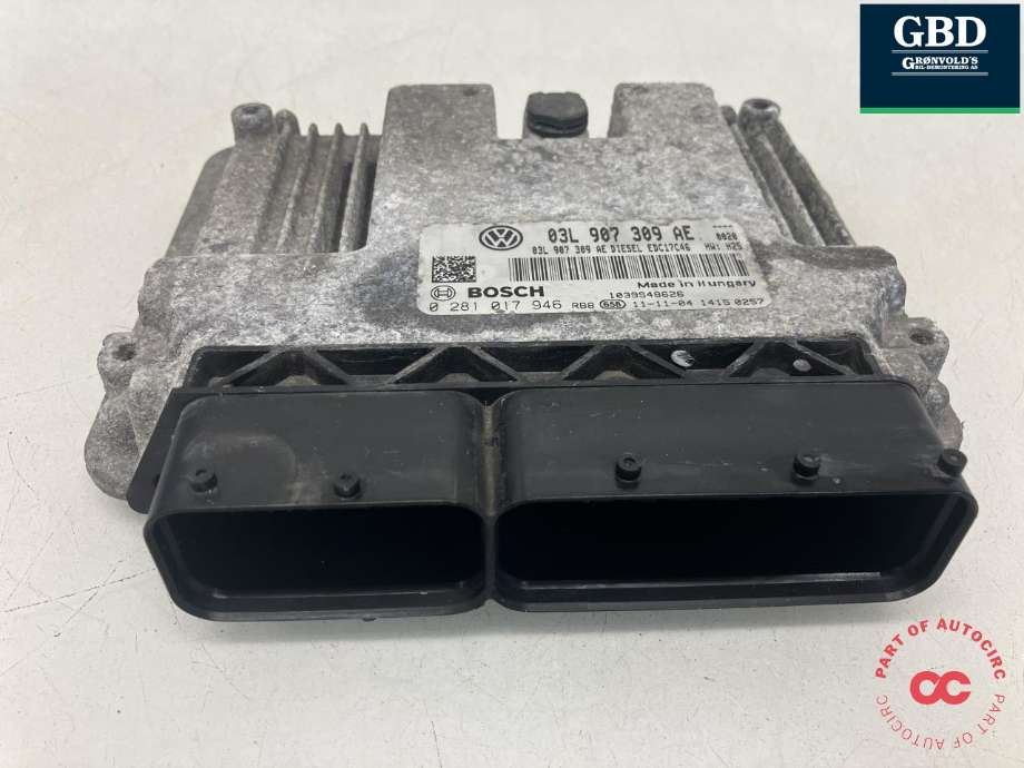 Styreenhet motor til VW Passat 2011-2015 (B7) (B7) (BOSCH|03L 906 018 PA 360|03L 907 309 AE|0 281 017 946)