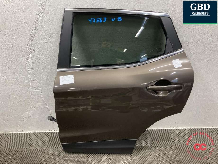 Dør venstre bak til Nissan Qashqai, 2014-2021 (Type II)  (H2A0AHV0MB)