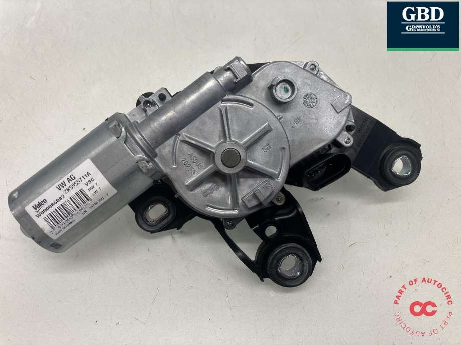Viskermotor bakrute til VW Caddy 2015-2020 (Type III, Fase 3)  (VALEO|2K5 955 711 A|W000086082|)