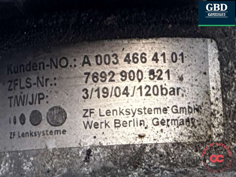 Servo pumpe mekanisk til Mercedes CLK 2002-2009 (C209) (C209) (A 003 466 40 01|A 003 466 41 01|)