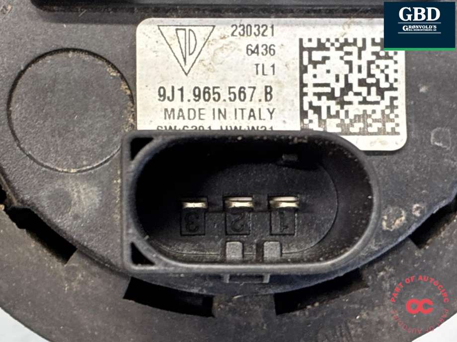 Vannpumpe elektrisk til Audi e-tron GT 2021-->>  (9J1 965 567 G|9J1 965 567 B|)
