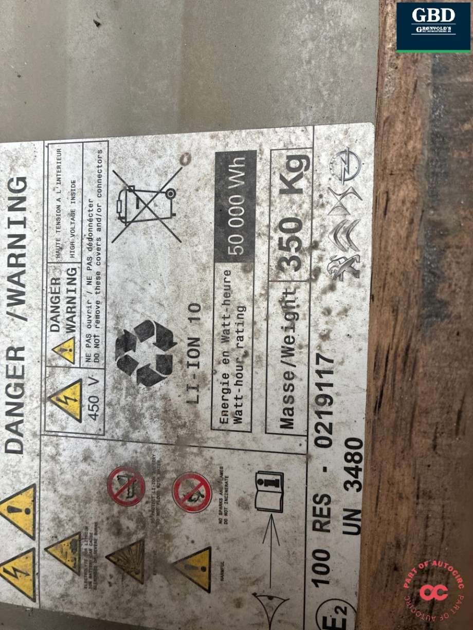 Batteripakke elbil til Opel Mokka E 2020-->> (Type II) (16 903 360 80|)