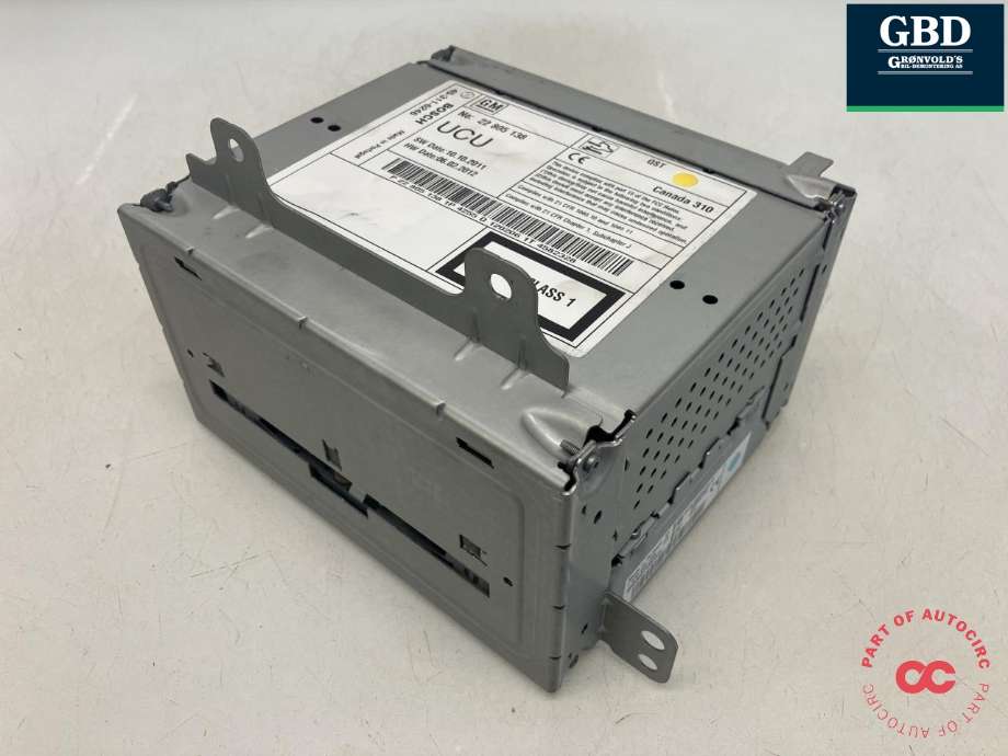 Bilstereo navigasjon til Opel Zafira Tourer 2012-2018 (BOSCH||22 805 138|45-311-6246)
