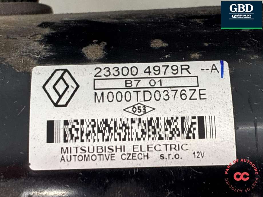Starter til Nissan Qashqai 2014-2021 (Type II) (2330000Q4B|)