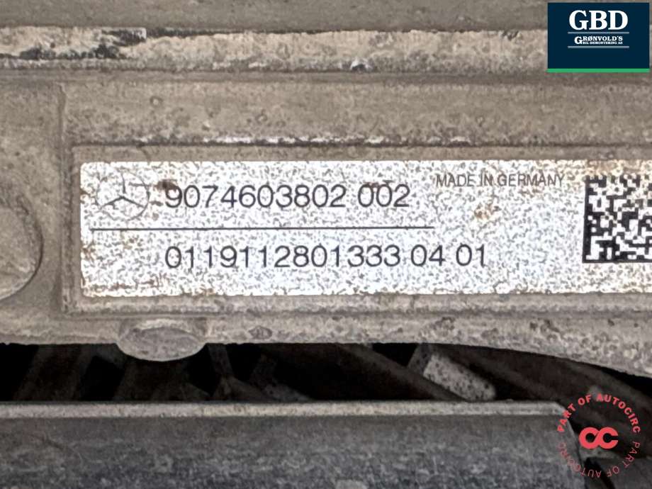 Tannstang til Mercedes Sprinter 2018-->> (907/910) (907/910) (A 907 460 98 04|A 907 460 05 04|A 907 460 38 02)