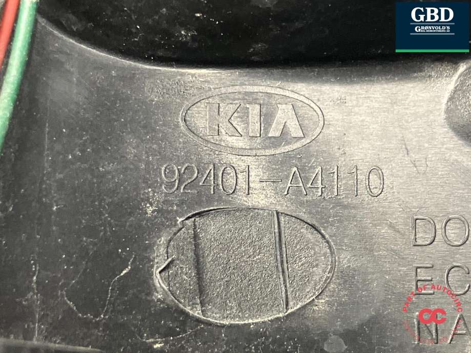 Baklykt venstre ytre til Kia Carens 2013-2018 Type III  (92401A 4110|92401-A4110|)