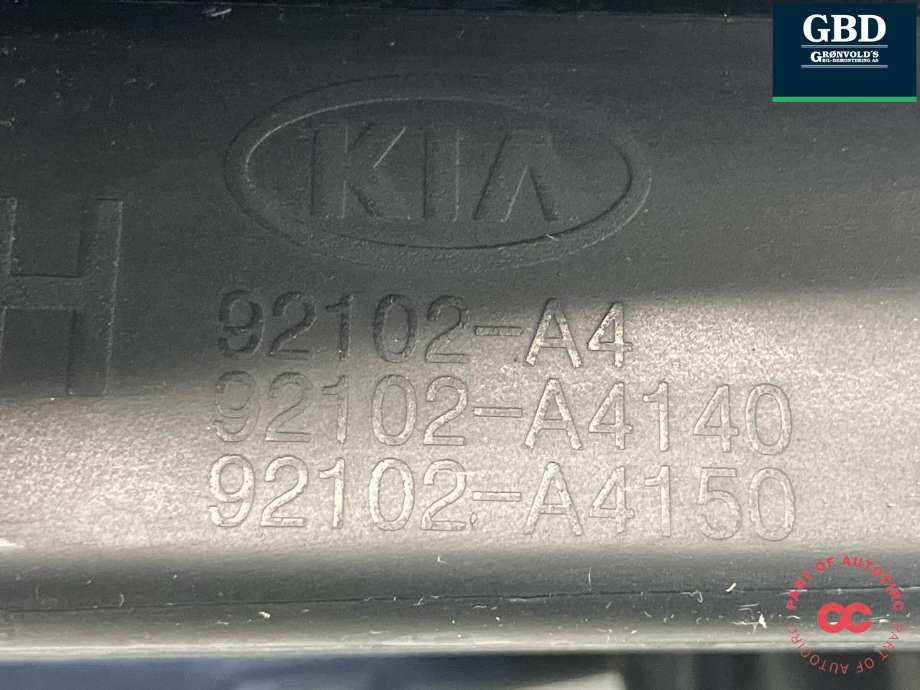 Frontlykt høyre xenon til Kia Carens 2013-2018 Type III  (92102A 4190|92102-A4140|92102-A4150)