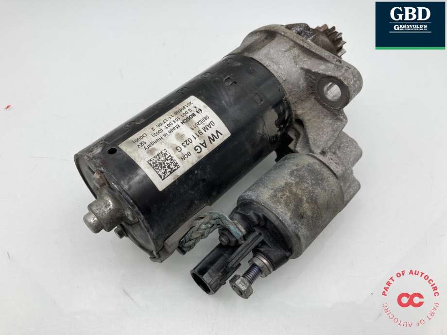 Starter diesel til VW Passat 2011-2015 (B7) (B7) (0AM 911 021 EX|0AM 911 021 BX|0AM 911 021 E | 0AM 911 023 G)