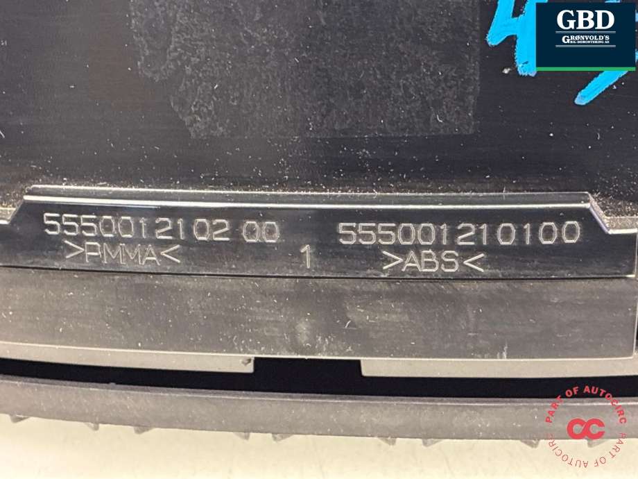 Instrumentpanel til Iveco Daily 2014-->> (Type VI) (NO PART ID|555001210200|5555001210100)