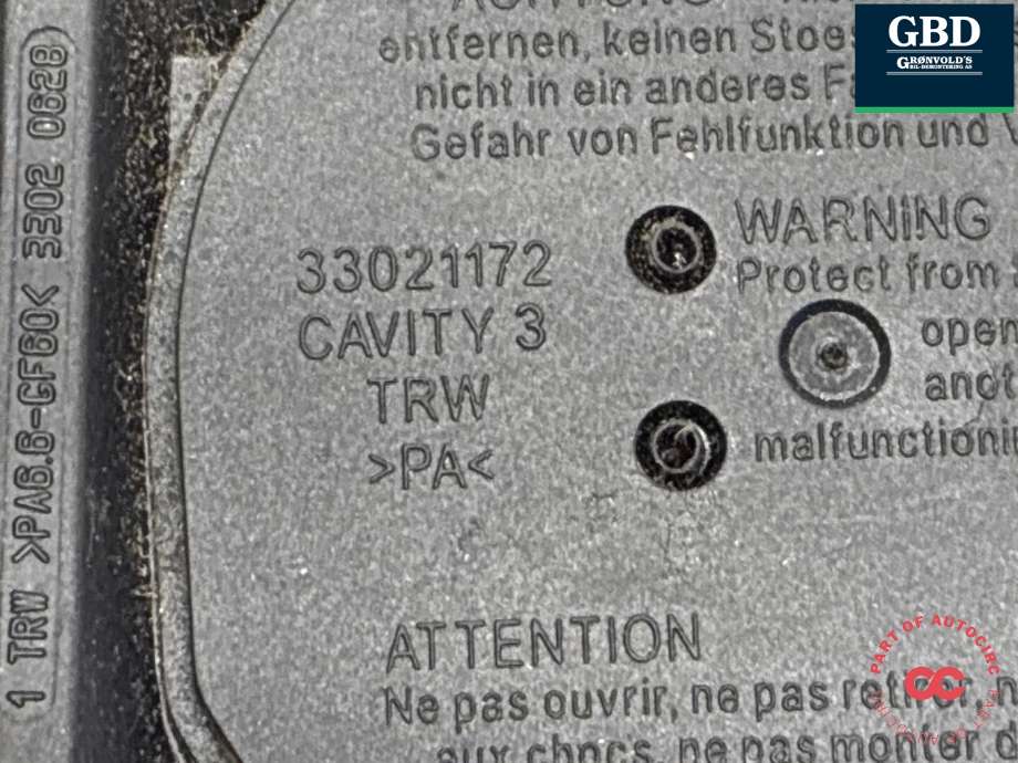 Sikkerhetsbelte foran venstre til Iveco Daily 2014-->> (Type VI) (500327843|33021172|)