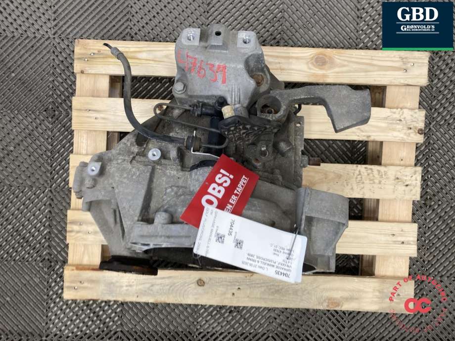Girkasse manuell 6-trinn til VW Golf, Plus/Cross 2009-2013 (Fase 2)  (LHY|0AJ 300 040 R|0AJ 300 042 F)