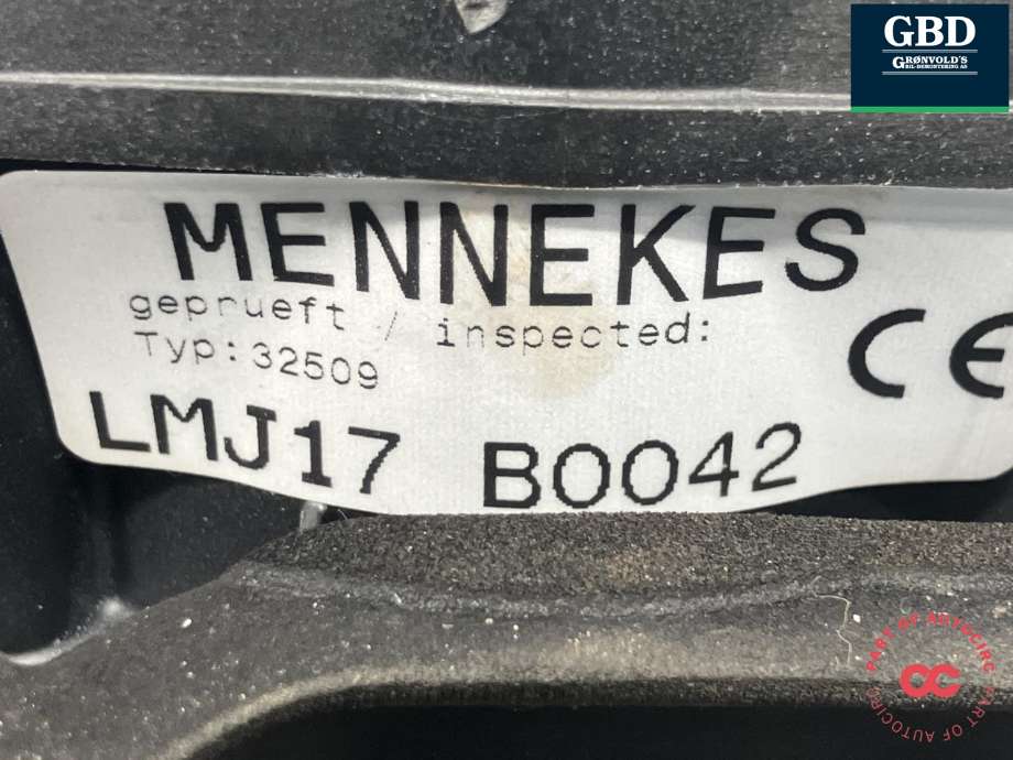 Batterilader inntak/luke til Volvo V60/V60 CC 2013-2018 (Type I, Fase 2)  (MENNEKES|30659378|31343541|32509)