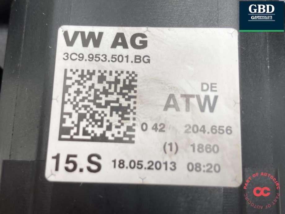 Bryter combi til VW Passat 2011-2015 (B7) (B7) (3C9 953 502 B 9B9|3C9 953 501 BG|)