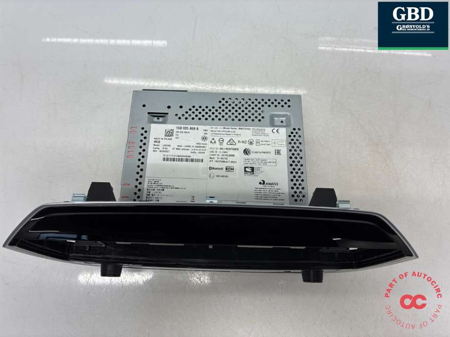 Bilstereo til VW E-Up 2013-2019 (1S0 035 869 B TAI|)