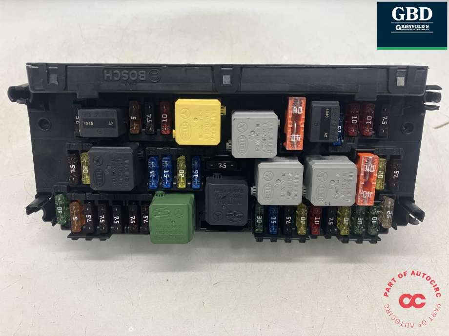 Sikringsboks motorrom til Mercedes E-Klasse 2013-2016 (Fase 2) (W212) (W212) (BOSCH|A 212 900 48 30|A 212 900 40 25|F005 V0 1523)