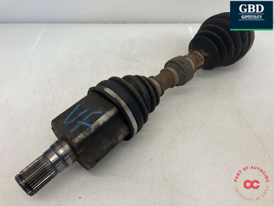 Drivaksel venstre foran, diesel/automat til Volvo V70, 2007-2013 (Type III, Fase 1) (36011289)