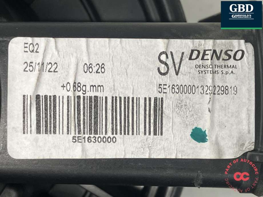Varmeapparat motor til Citroën Jumper 2014-->> (Type III, Fase 2) (DENSO|6441 Y1|5E1630000|)