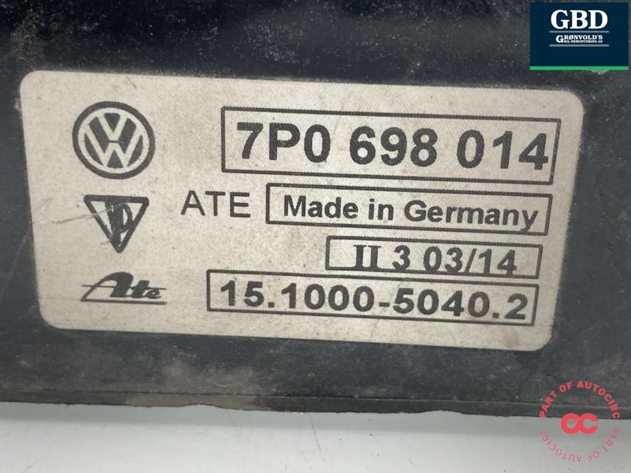 Ventilblokk luftfjæring til VW Touareg 2010-2018 (Type II)  (7P0 698 014 B|7P0 698 014|)