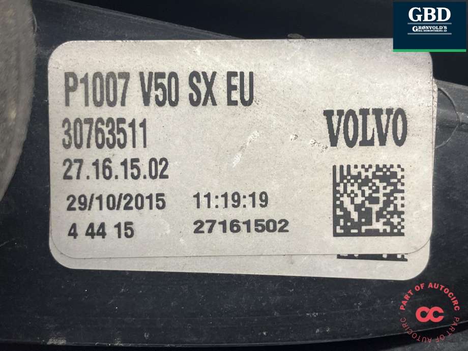 Baklykt venstre til Volvo V50 2007-2012 (Fase 2) (30763511|)