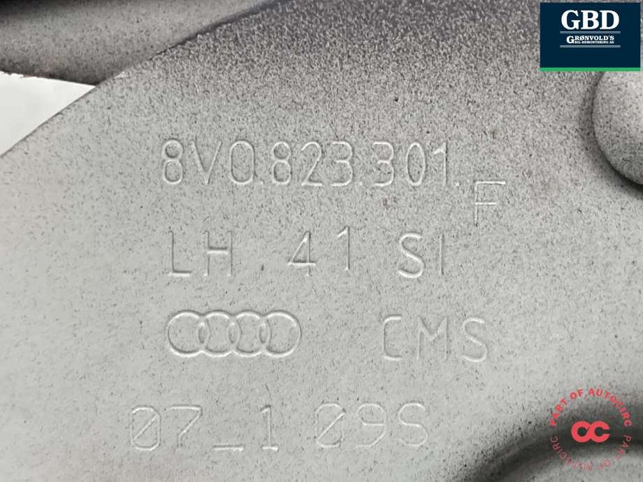 Panserhengsler til Audi A3 2012-2016 (Type III, Fase 1) (8V0 823 301 F|)