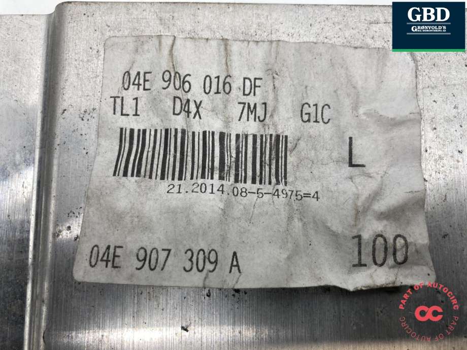 Styreenhet motor til Audi A3 2012-2016 (Type III, Fase 1)  (04E 906 016 DF 8V0|04E 907 309 A|)