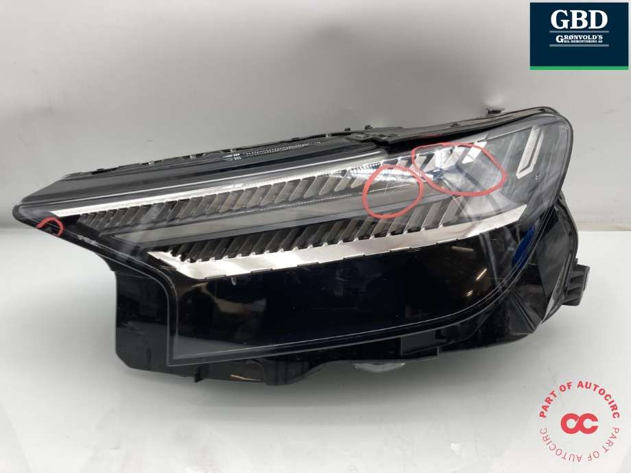 Frontlykt venstre full-LED til Audi Q4 e-tron 2021-->> (89A 941 035 M|89A 941 035|)