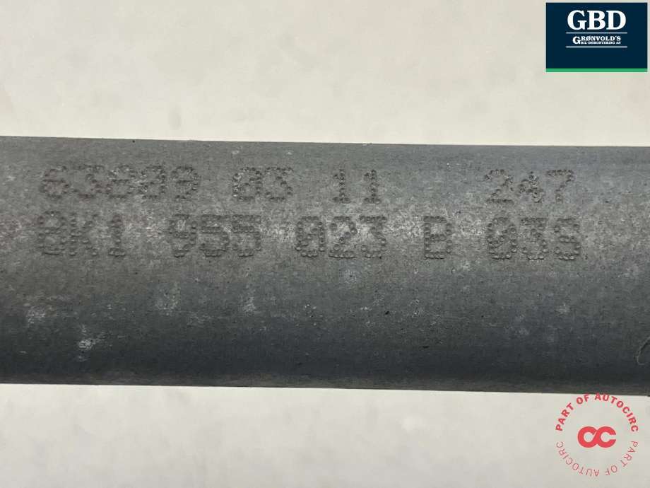 Viskermotor frontrute komplett m/overføring til Audi A4 2007-2014 (Type IV) (B8) (B8) (BOSCH|8K1 955 023 E|8K1 955 023 C|8K1 955 023 B| 8K1 955 119 A)