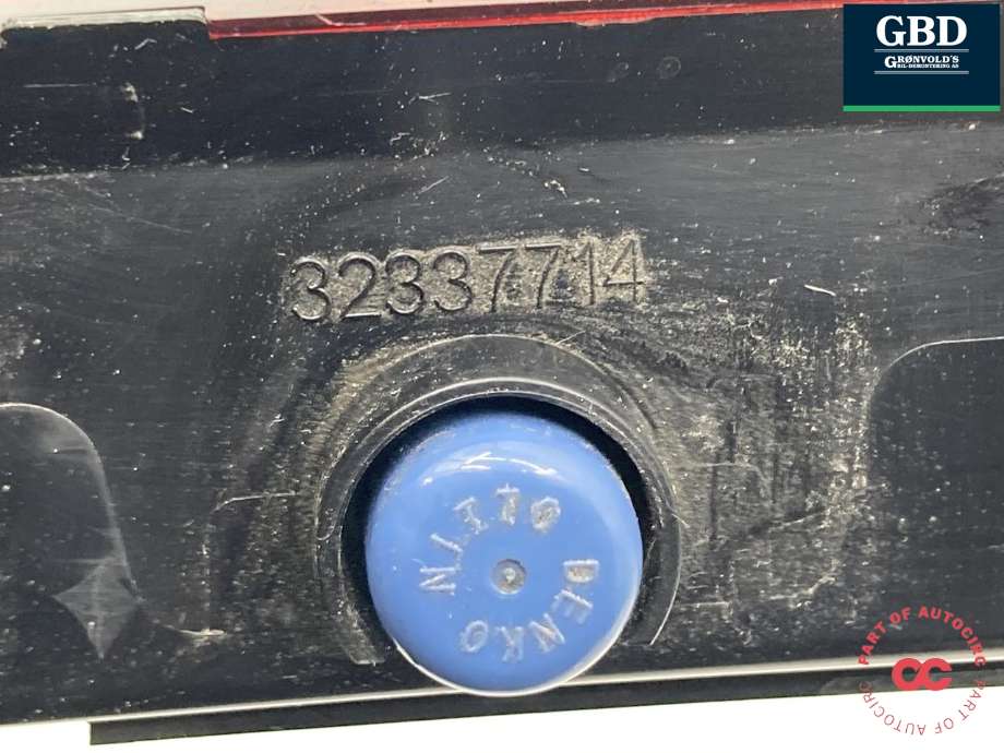 Baklykt bremselys bakrute til Volvo XC90 2015-2025 (Type II) (31395836|32337714|)