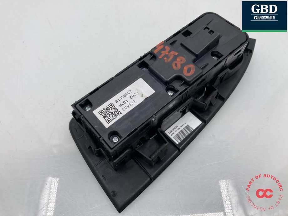 Bryter ruteheis førerdørspanel til Volvo XC90 2015-2025 (Type II) (31433927|)