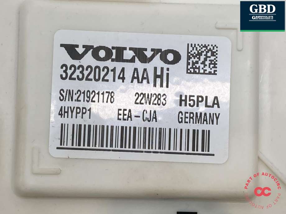 Styreenhet comfort (BCM) til Volvo XC90 2015-2025 (Type II) (36003369|32320214 AA HI|)