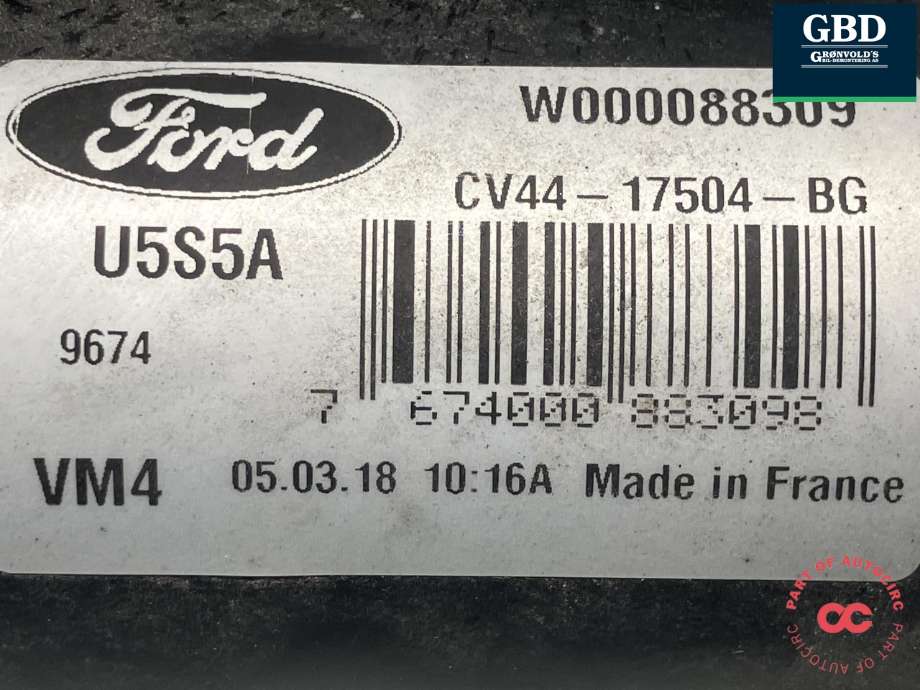 Viskermotor foran venstre til Ford Kuga 2013-2019  (VALEO|2081306|CV44-17504-BG|W000088309)