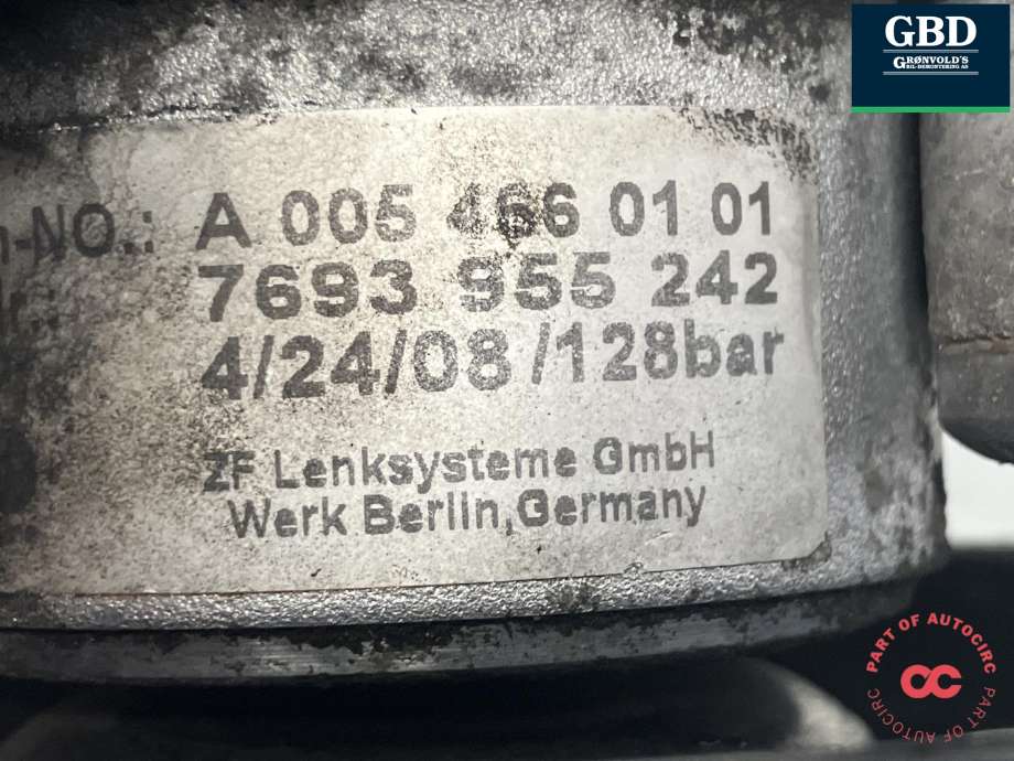 Servo pumpe mekanisk til Mercedes ML 2005-2011 (W164) (W164) (ZF|A 006 466 31 01|A 005 466 01 01|7693 955 242)