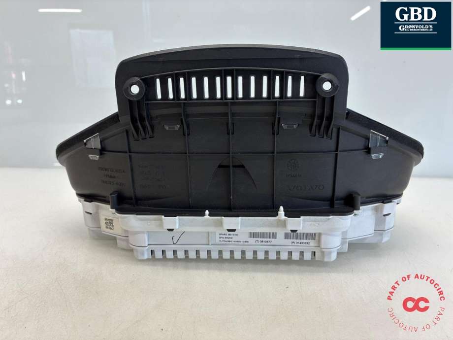 Instrumentpanel til Volvo V60/V60 CC 2013-2018 (Type I, Fase 2)  (36003008|31433332|)