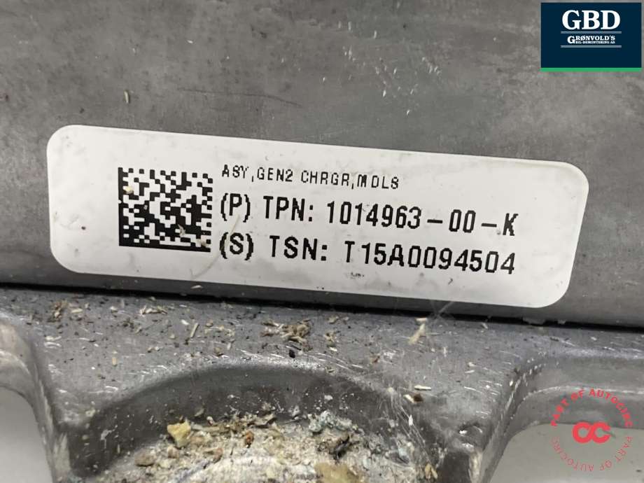 Batterilader (OBC - On Board Charger) til Tesla Model S 2013-2016 (Fase 1) (1014963-00-L|1014963-00-K|)