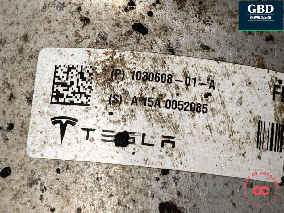 Fjær foran nivå luftpute/belg til Tesla Model S 2013-2016 (Fase 1)  (6006351-00-C|6006351-00-D|1030608-01-A)
