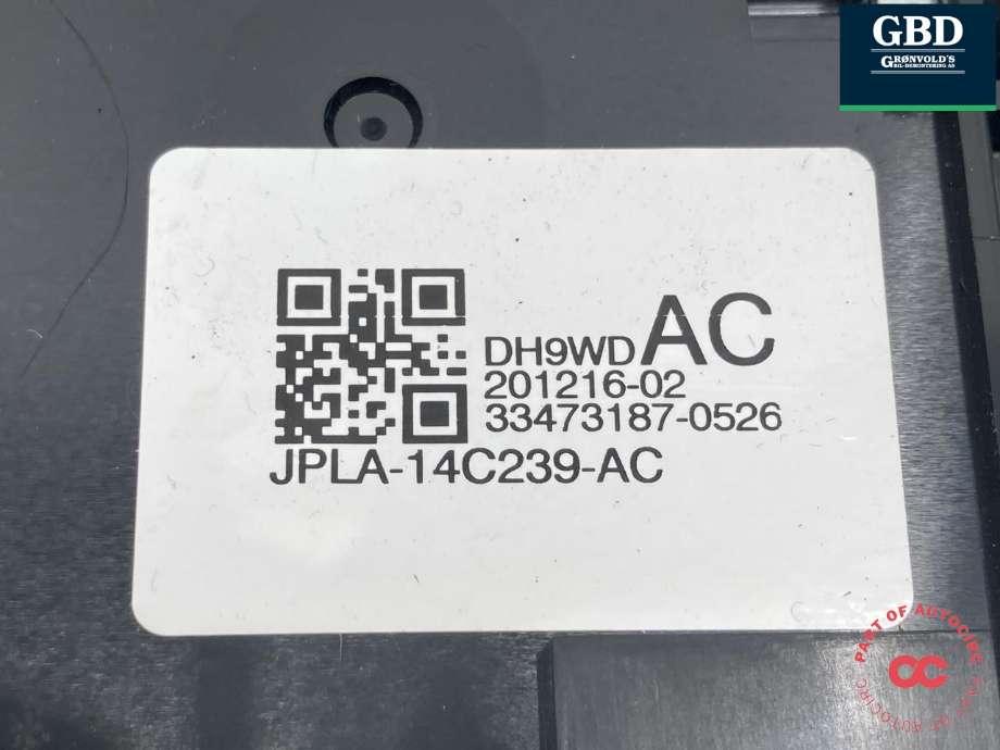 Styreenhet klima/aircondition til Land Rover Range Rover, Evoque 2019-->> (Type II)  (LR171747|N8B214C239AA|LR126760| JPLA14C239AC)
