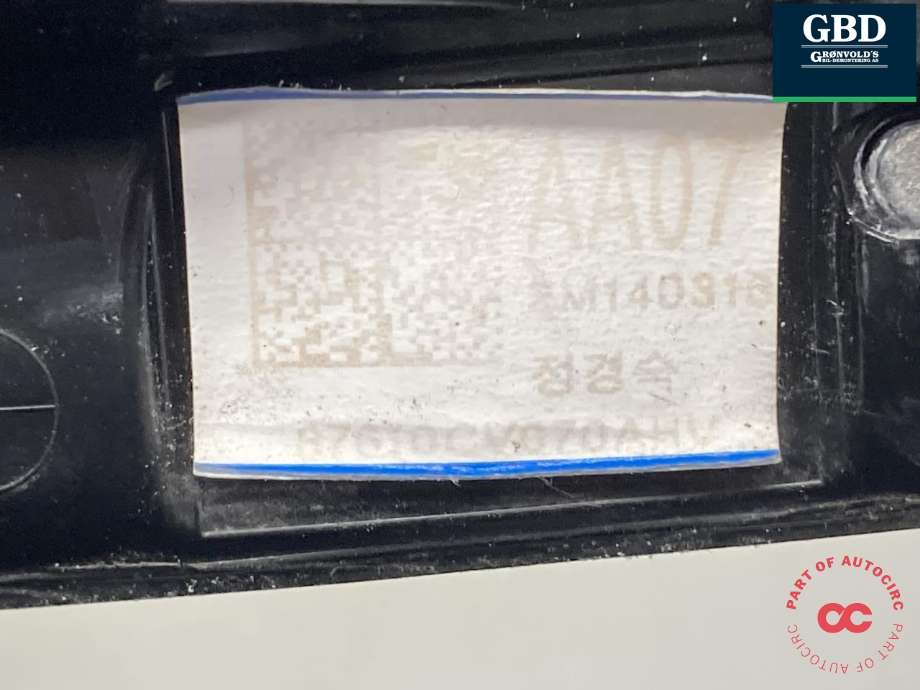 Speil venstre til Kia EV6 2021-->>  (87610CV070AHV|)