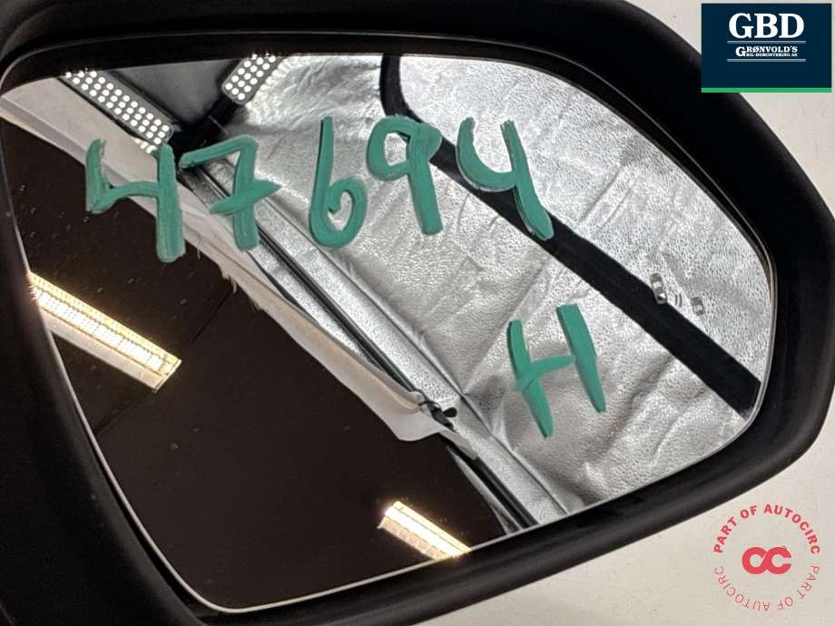 Speil høyre til MG ZS EV 2019-2021 (Type I, Fase 1) (10604703-SPRP|)