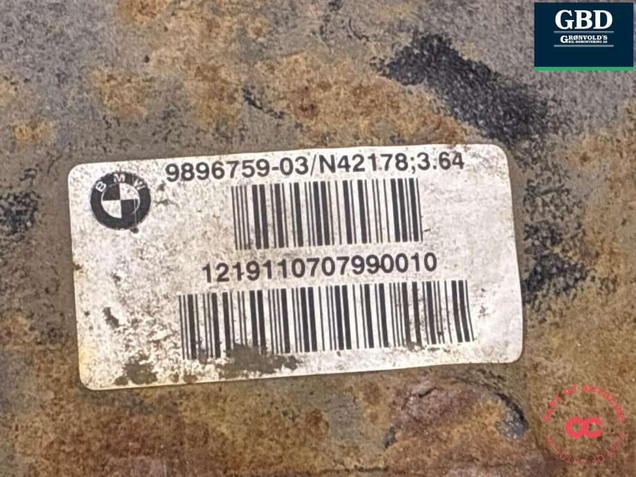 Kardang klokke bak til BMW X5 2018-->> (G05) (G05) (33 10 7 618 732|)